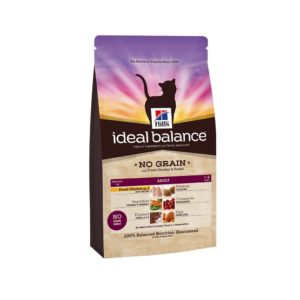 hills ideal balance no grain cat food with chicken