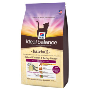 science diet ideal balance hairball chicken cat